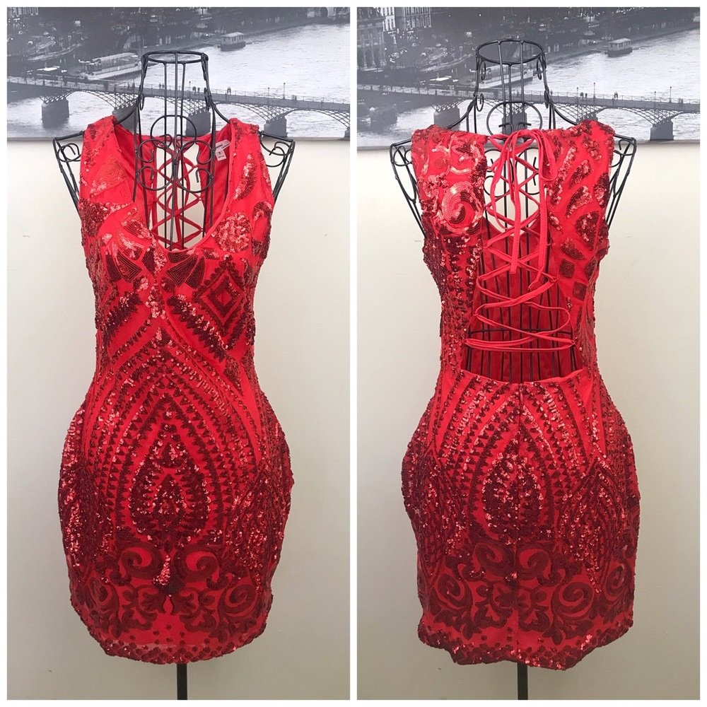 Sequined Bodycon Dress